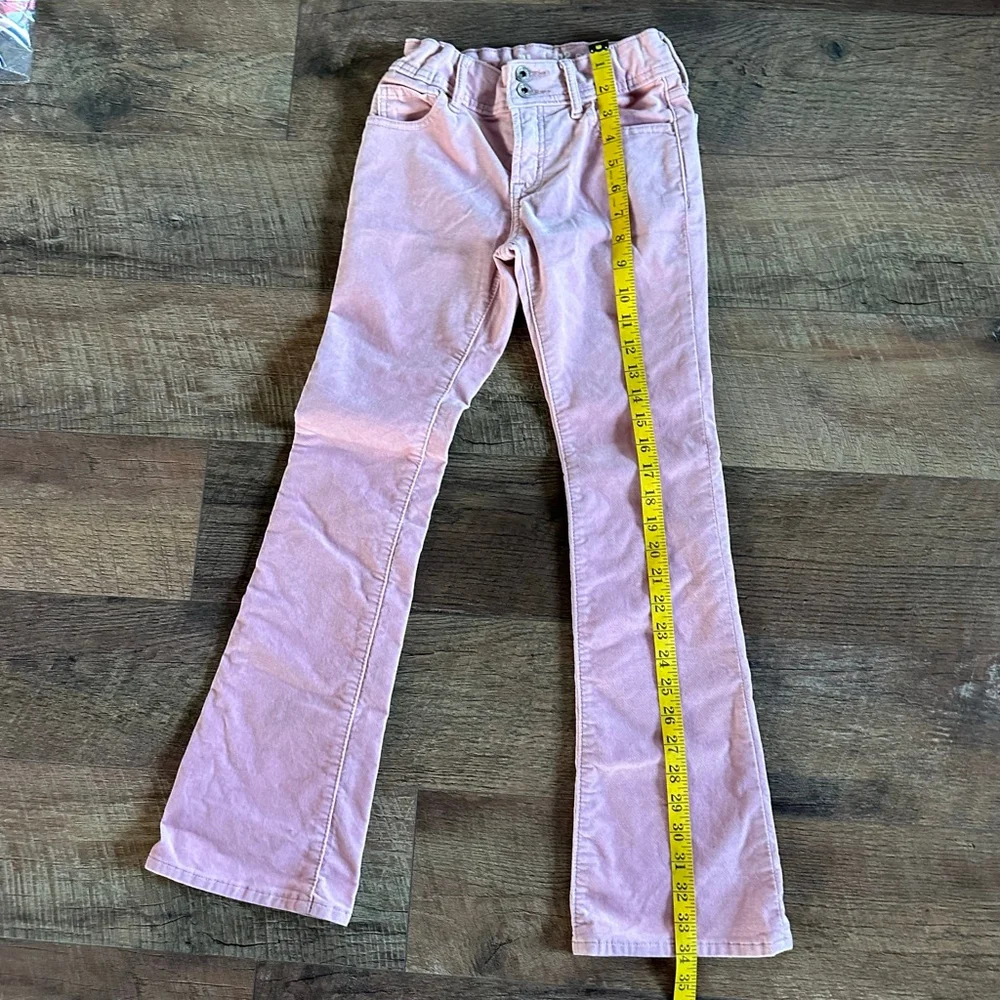 Girls GAP Pink Corduroy Bootcut Jeans Size 12